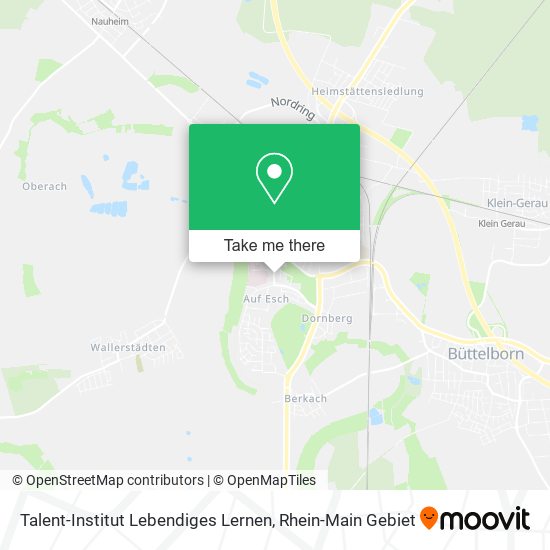 Talent-Institut Lebendiges Lernen map