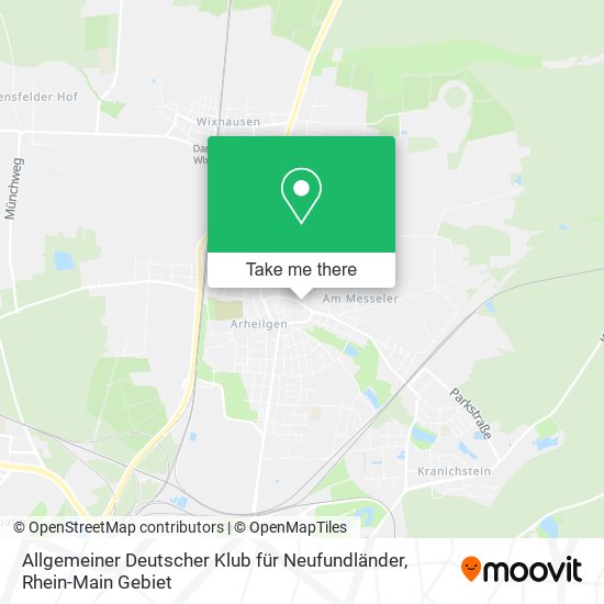 Карта Allgemeiner Deutscher Klub für Neufundländer