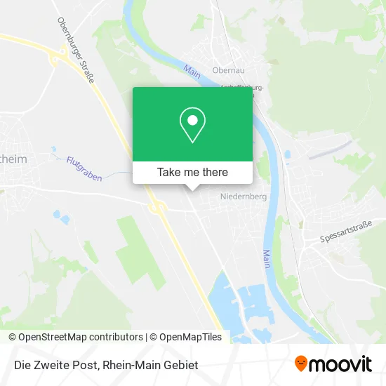 Карта Die Zweite Post