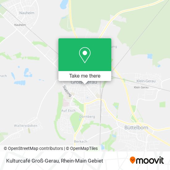 Kulturcafé Groß-Gerau map