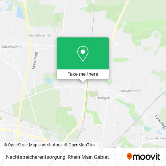 Nachtspeicherentsorgung map