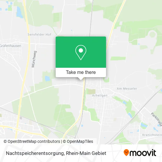 Карта Nachtspeicherentsorgung