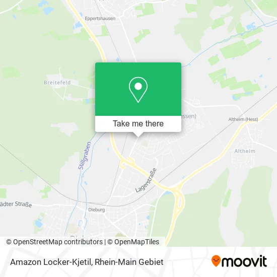 Карта Amazon Locker-Kjetil