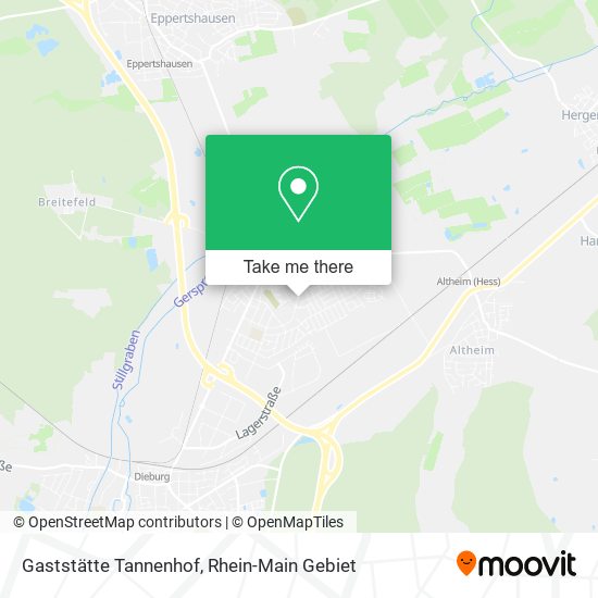 Gaststätte Tannenhof map