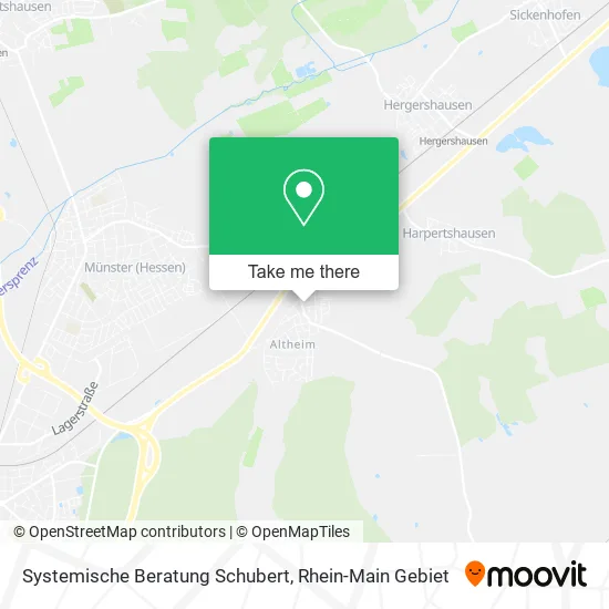 Карта Systemische Beratung Schubert