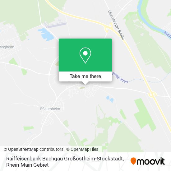 Raiffeisenbank Bachgau Großostheim-Stockstadt map