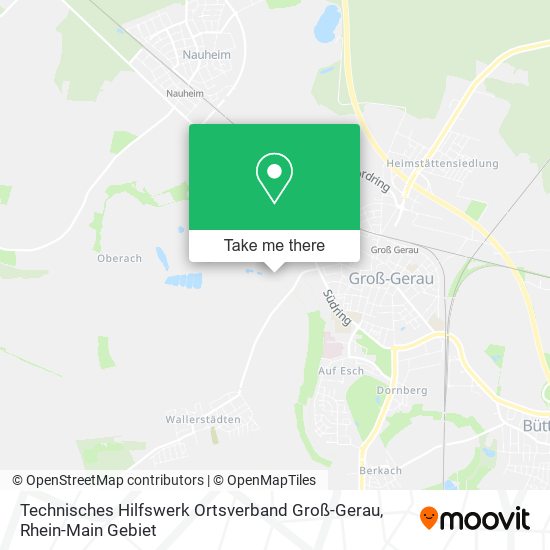 Technisches Hilfswerk Ortsverband Groß-Gerau map