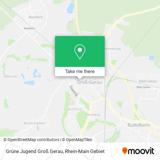 Grüne Jugend Groß Gerau map