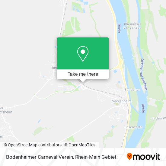 Bodenheimer Carneval Verein map