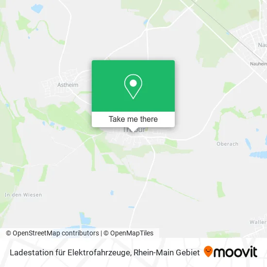 Карта Ladestation für Elektrofahrzeuge