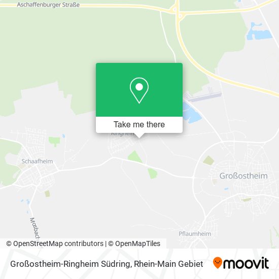 Карта Großostheim-Ringheim Südring