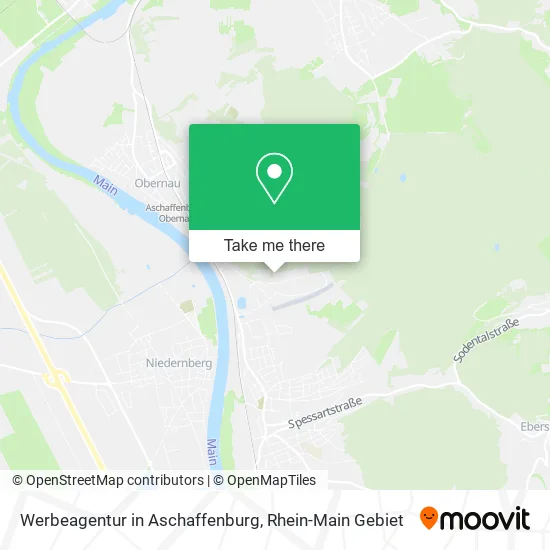Карта Werbeagentur in Aschaffenburg