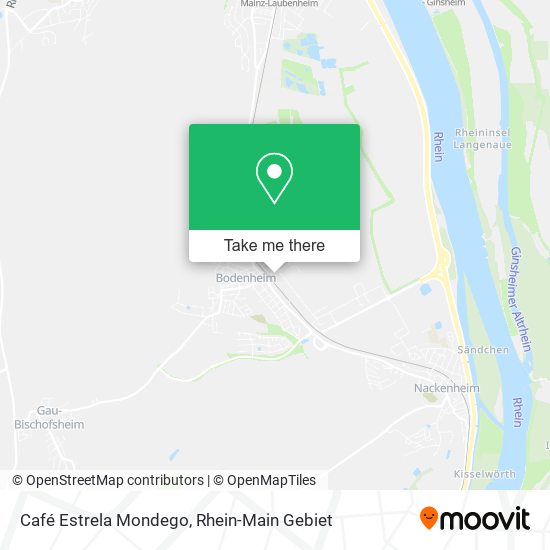 Карта Café Estrela Mondego