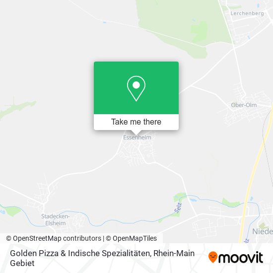 Golden Pizza & Indische Spezialitäten map