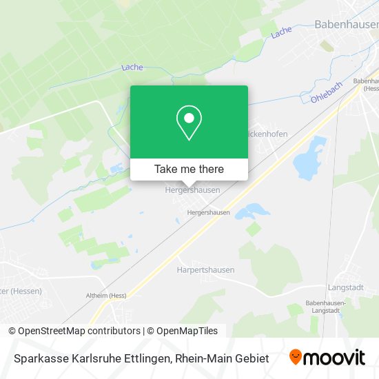 Sparkasse Karlsruhe Ettlingen map