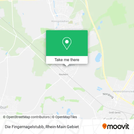 Карта Die Fingernagelstubb