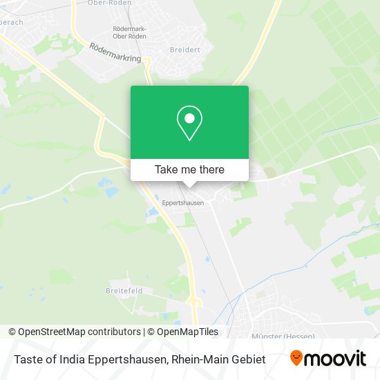 Taste of India Eppertshausen map
