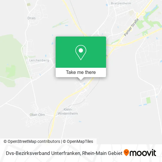Карта Dvs-Bezirksverband Unterfranken