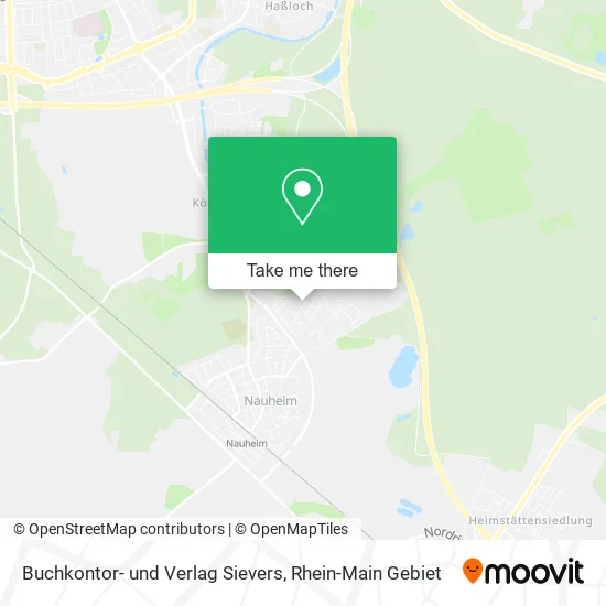 Карта Buchkontor- und Verlag Sievers