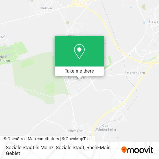 Карта Soziale Stadt in Mainz: Soziale Stadt