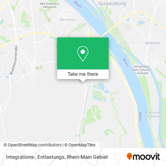 Карта Integrations-, Entlastungs