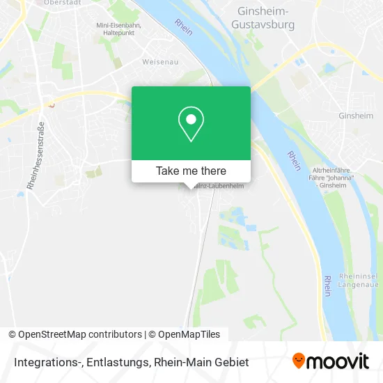 Карта Integrations-, Entlastungs