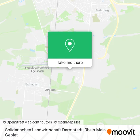 Карта Solidarischen Landwirtschaft Darmstadt