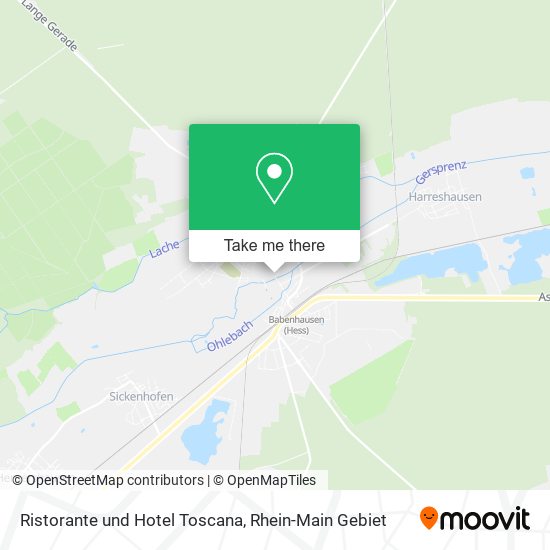 Ristorante und Hotel Toscana map