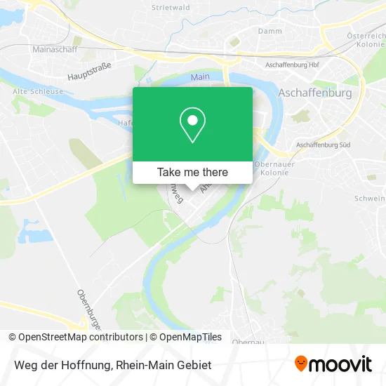 Карта Weg der Hoffnung