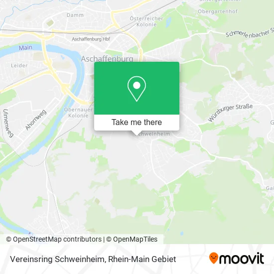 Карта Vereinsring Schweinheim