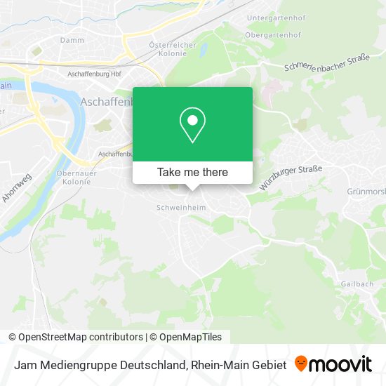 Jam Mediengruppe Deutschland map