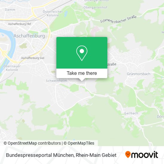 Bundespresseportal München map