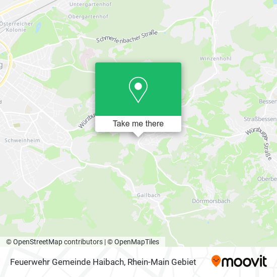 Feuerwehr Gemeinde Haibach map