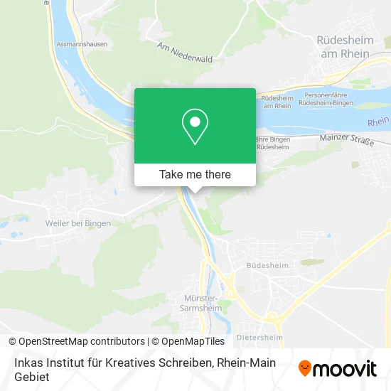 Карта Inkas Institut für Kreatives Schreiben