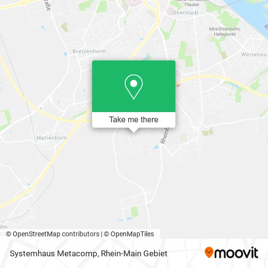 Карта Systemhaus Metacomp