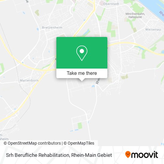 Srh Berufliche Rehabilitation map