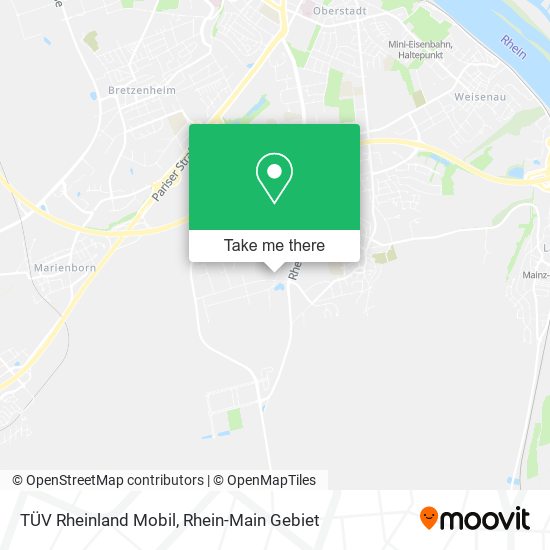 TÜV Rheinland Mobil map