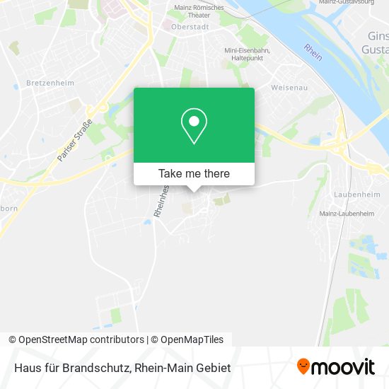 Haus für Brandschutz map