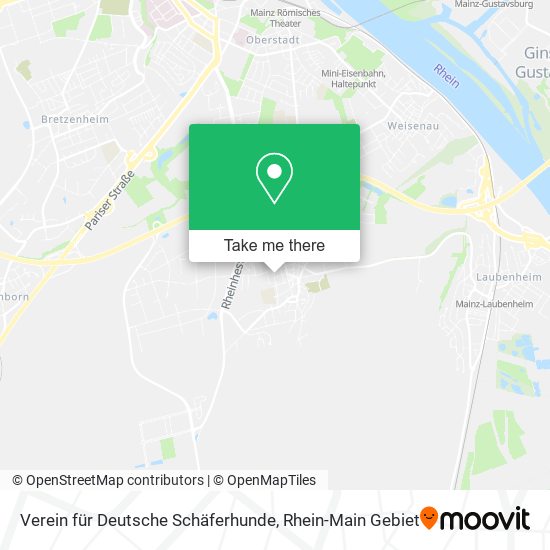Verein für Deutsche Schäferhunde map