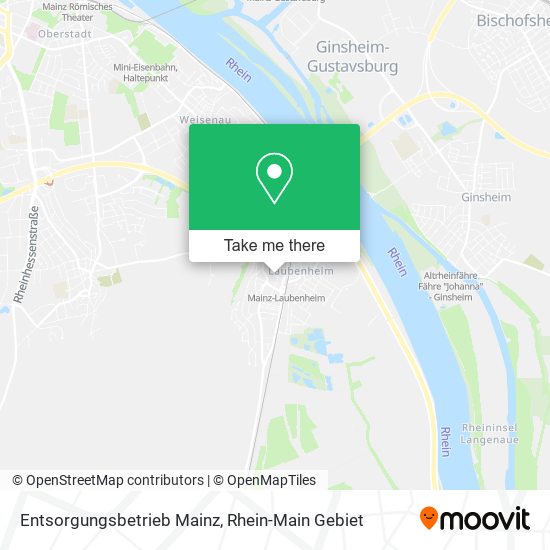 Карта Entsorgungsbetrieb Mainz