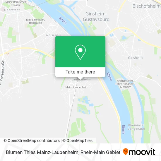 Карта Blumen Thies Mainz-Laubenheim