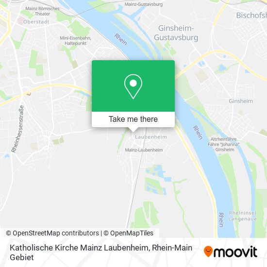 Katholische Kirche Mainz Laubenheim map