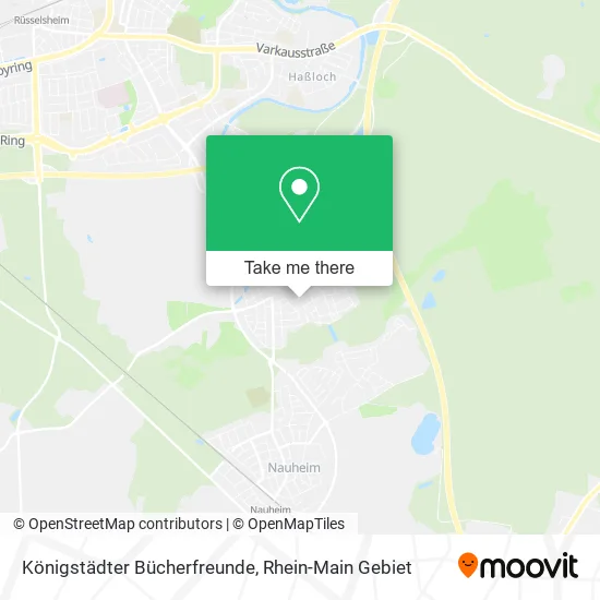 Königstädter Bücherfreunde map