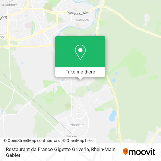 Карта Restaurant da Franco Gigetto Griverla