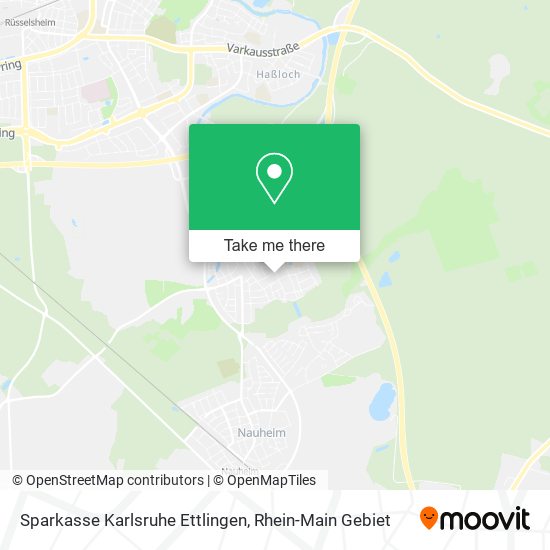 Карта Sparkasse Karlsruhe Ettlingen