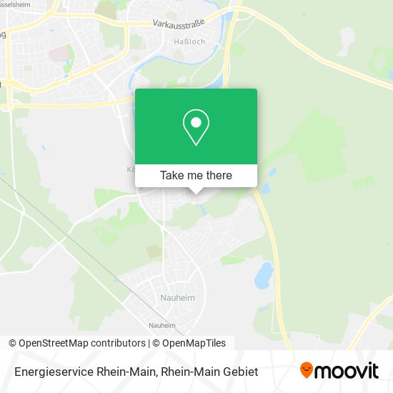 Карта Energieservice Rhein-Main