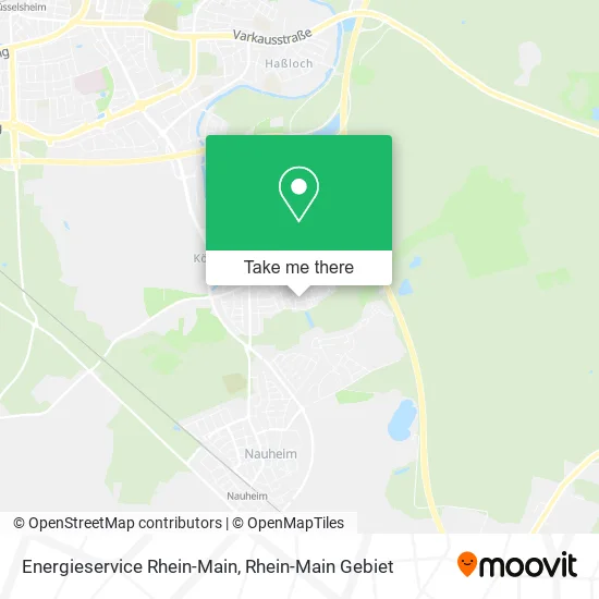 Карта Energieservice Rhein-Main