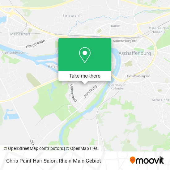 Карта Chris Paint Hair Salon