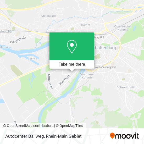 Autocenter Ballweg map