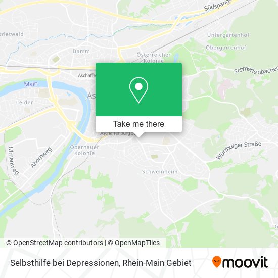 Selbsthilfe bei Depressionen map